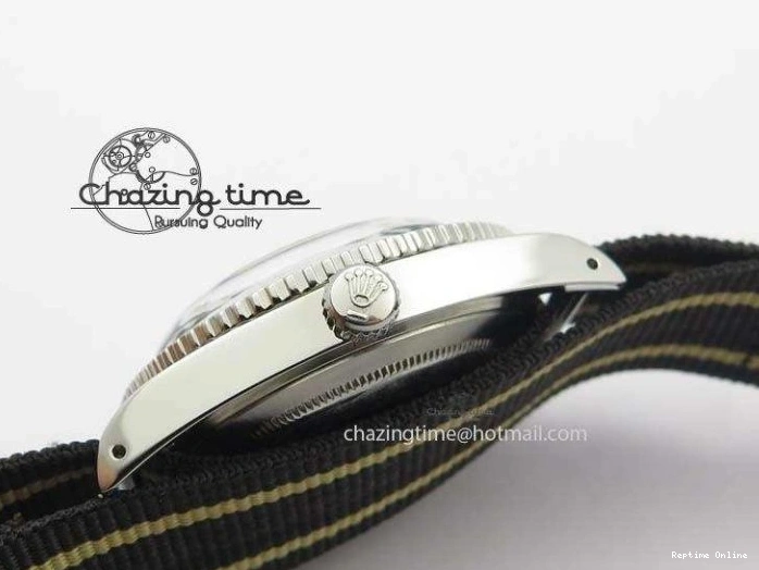 0220 Vintage 1680 Submariner No Date SS Black Dial On Nylon Strap A SoftTouch 3854